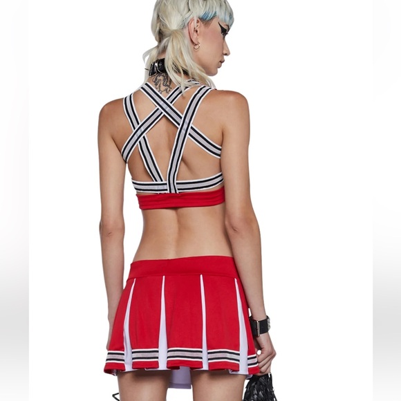 Dolls kill Devil cheerleader costume - Picture 9 of 10